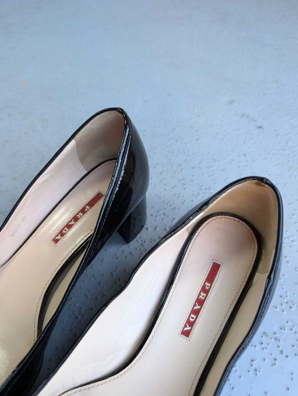 Luxury × Miu Miu × Prada PRADA Black patent leath… - image 8