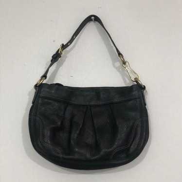 Coach Women's Genuine Leather Hobo Bag Black - image 1