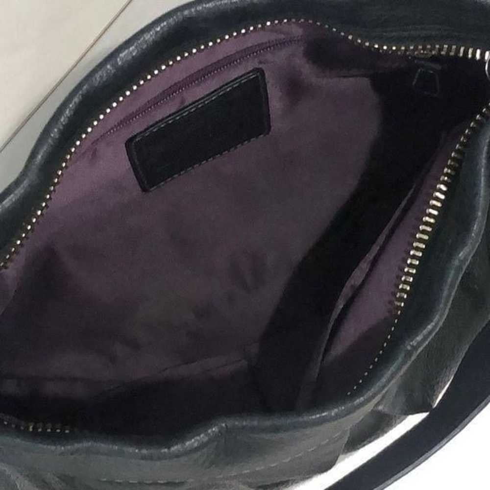 Coach Women's Genuine Leather Hobo Bag Black - image 7