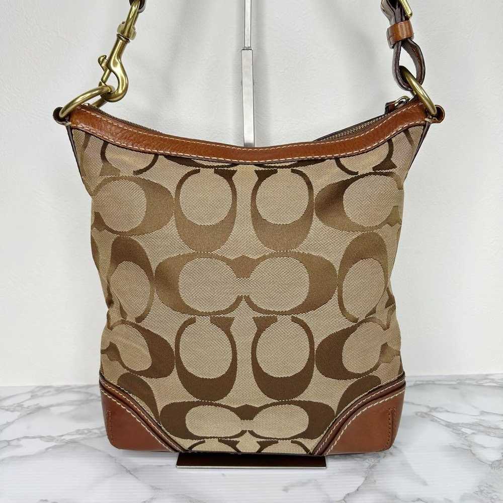 23 COACH Signature Shoulder Bag - image 2