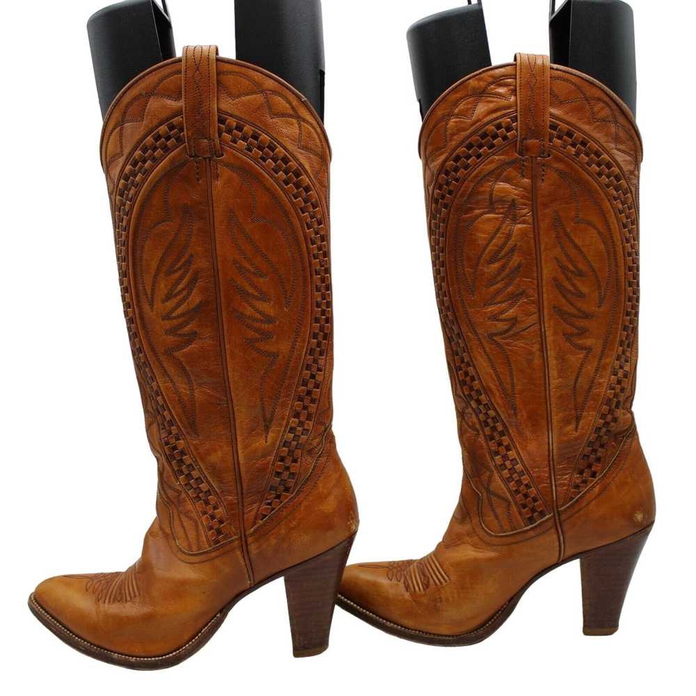 Vintage Dan Post Womens Heeled Western Cowgirl Bo… - image 2