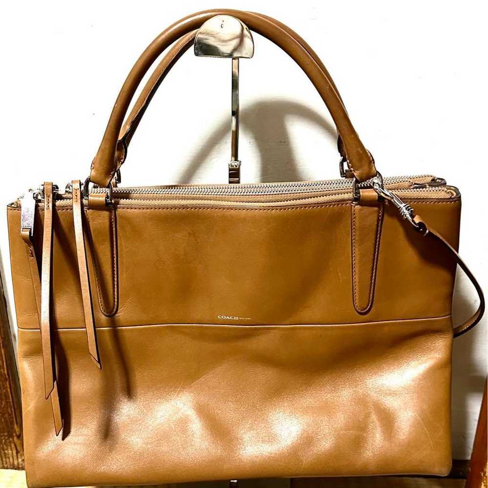 Coach Sablow Leather Shoulder 2way Bag Coach 30348 - image 1