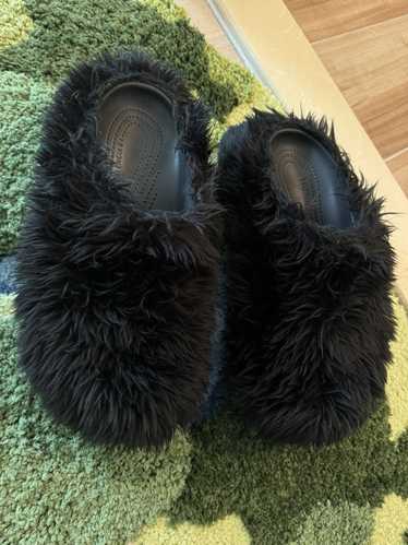 Balenciaga Balenciaga Faux Crocs Fur Mule