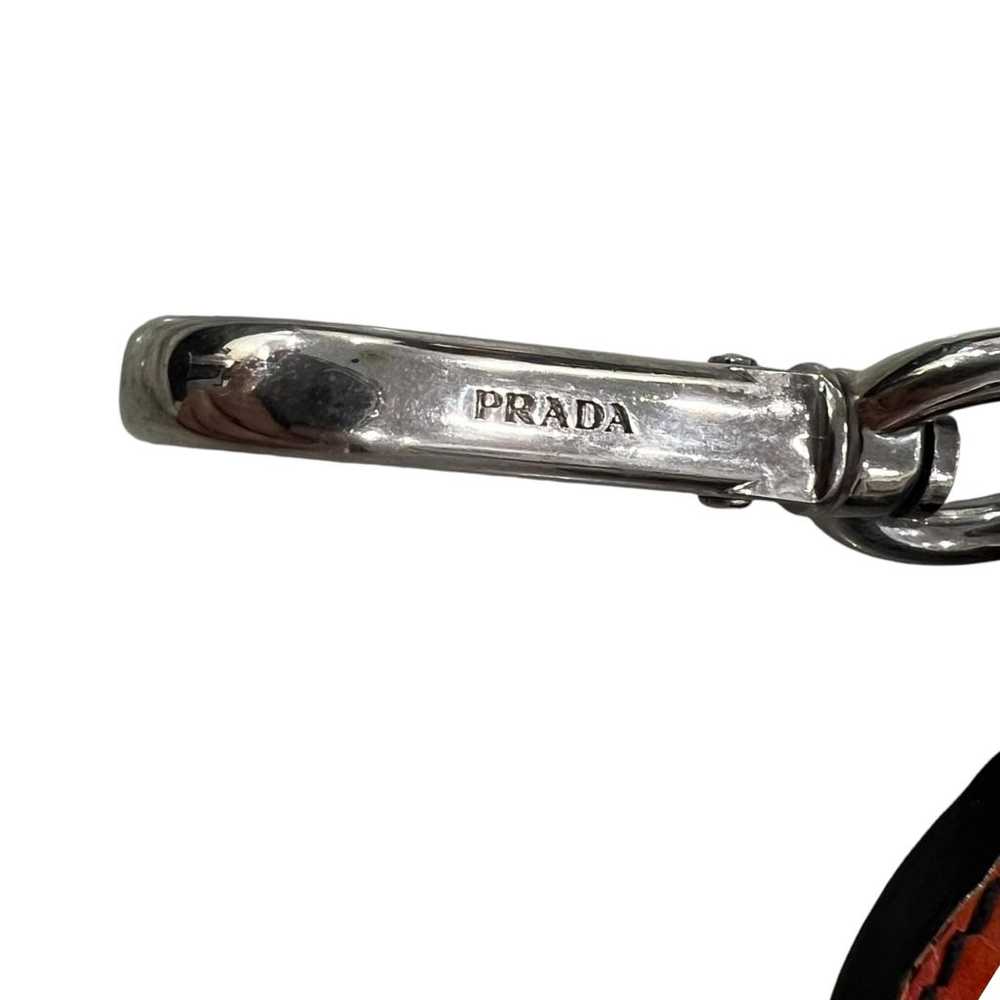 Prada Leather key ring - image 4