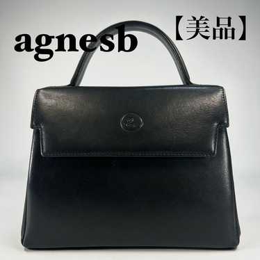 【Excellent Condition】Agnes B. Handbag Formal Bag … - image 1