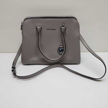 Michael Kors Savannah Cement Large Satchel Crossbo