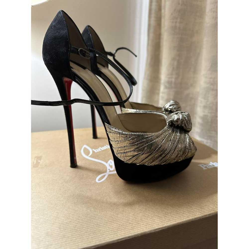 Christian Louboutin Velvet sandals - image 6