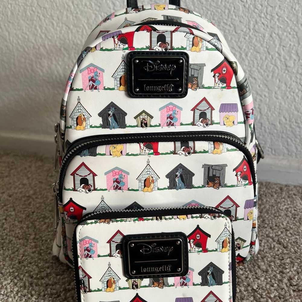 Disney Dog Loungefly Mini Backpack and Wallet Set - image 2