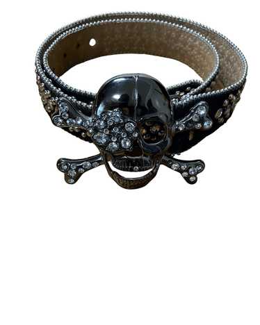 B.B. Simon RARE B.B. Simon Skull Belt - image 1