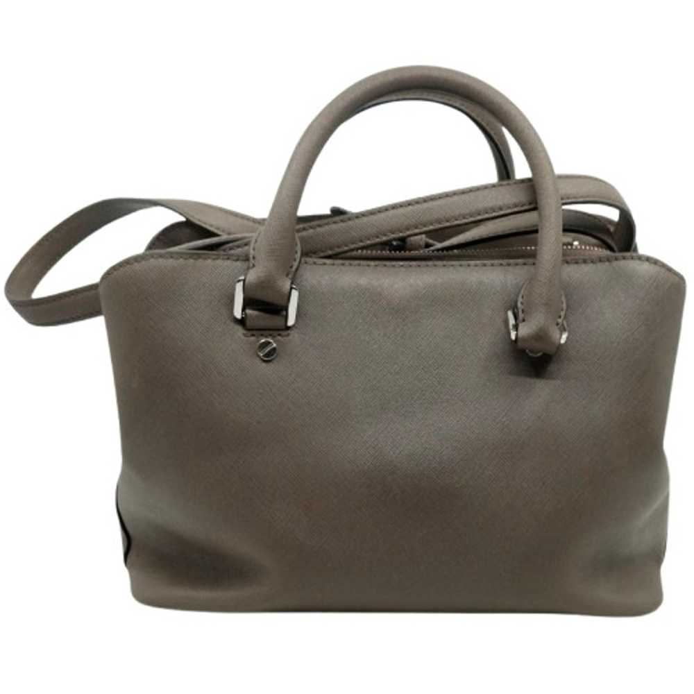 MICHAEL KORS~Savannah Large Satchel~GRAY SAFFIANO… - image 4