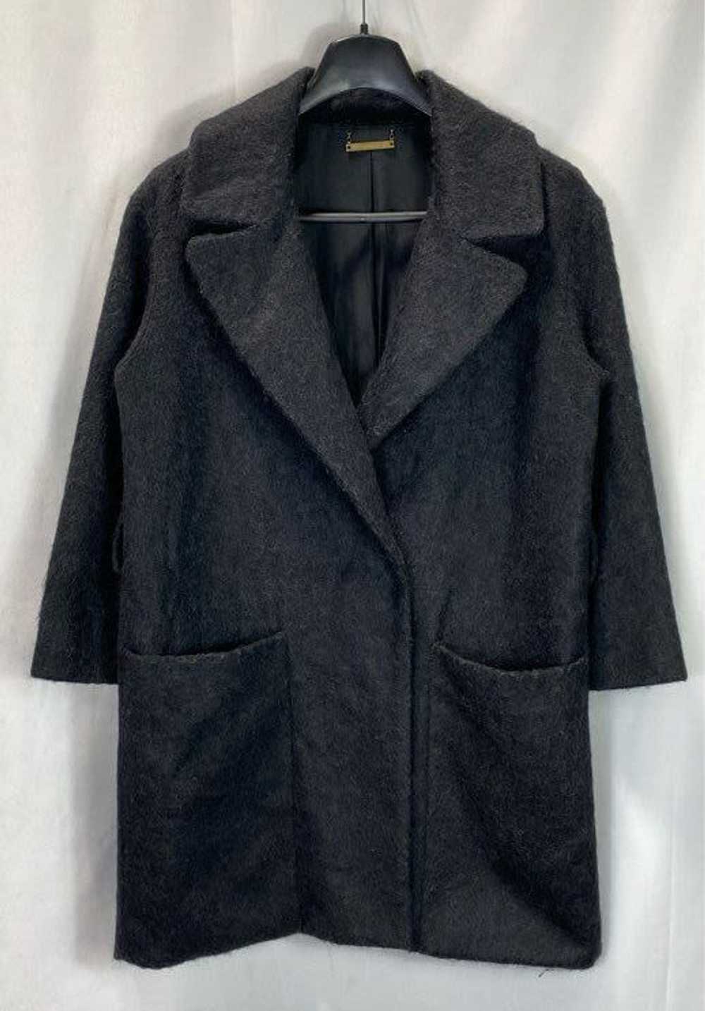 Diane Von Furstenberg Black Wool Coat - Size 6 - image 1