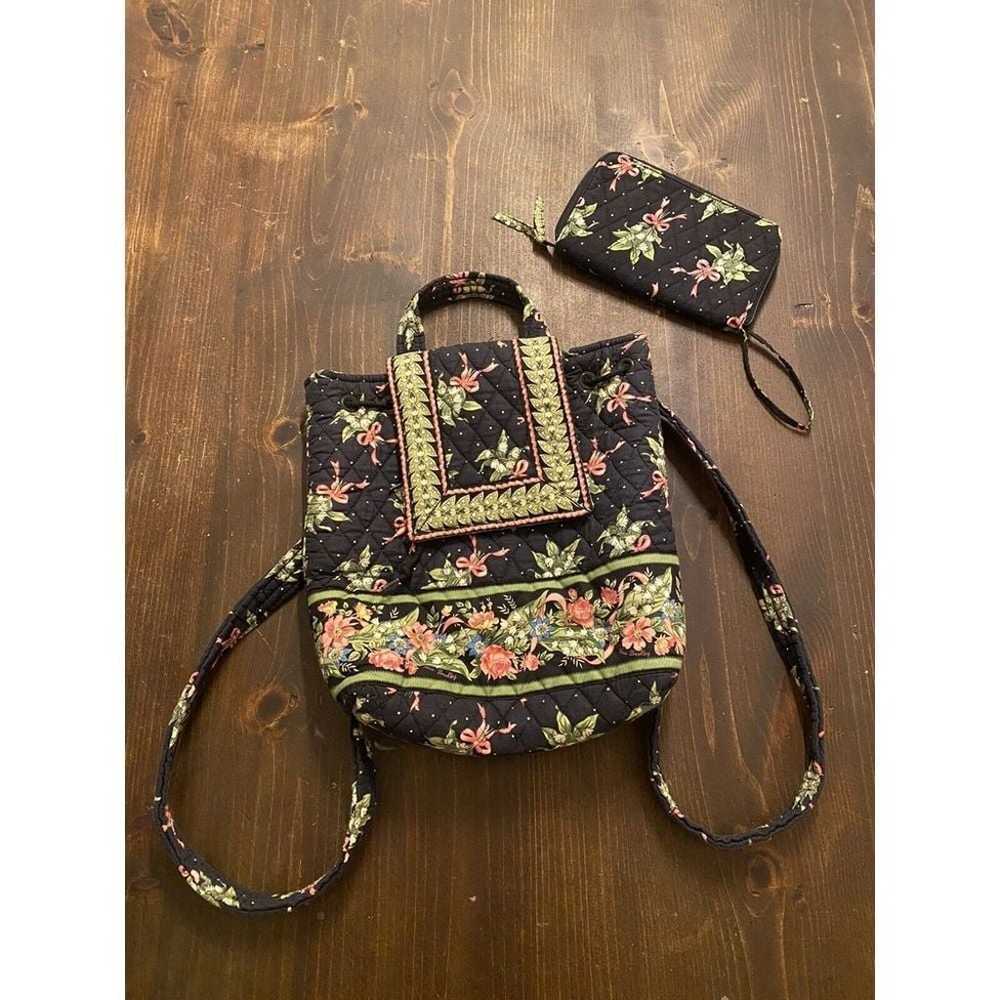 VERA BRADLEY Mimi Small Backpack purse & Wallet -… - image 1