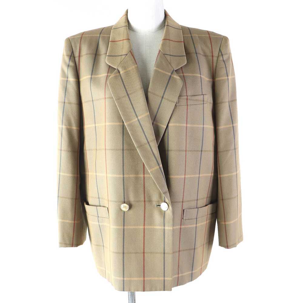 BURBERRY tailored jacket Outer: 100% wool, lining… - image 1