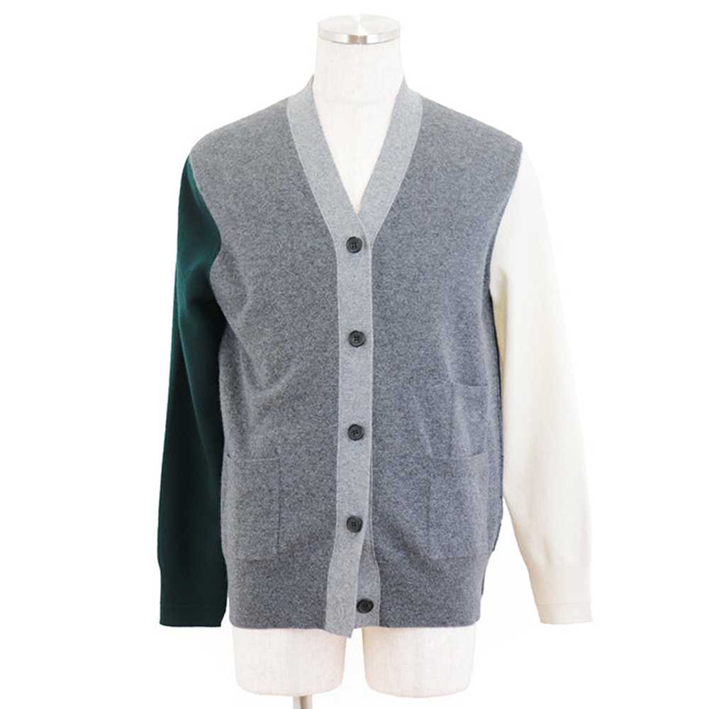 CELINE cardigan 100% wool multicolor tops Women M… - image 11