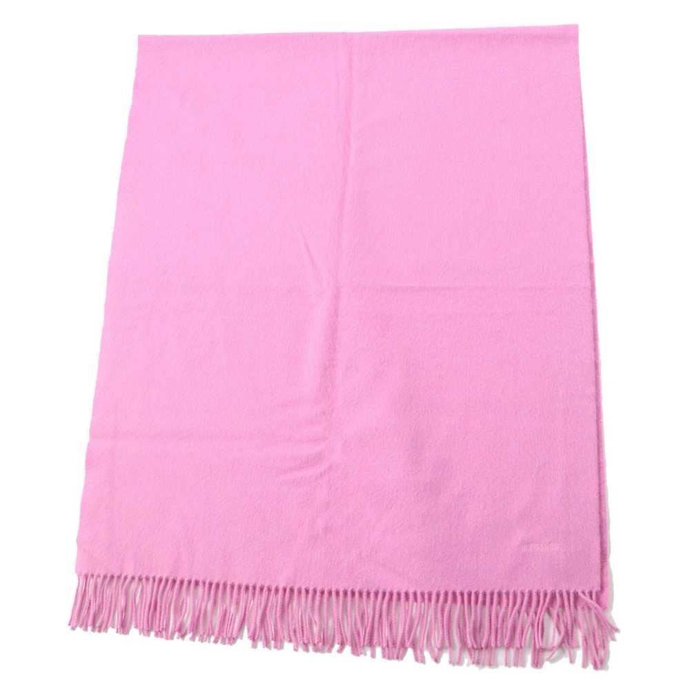 HERMES shawl Main: 100% cashmere pink Women Used … - image 1