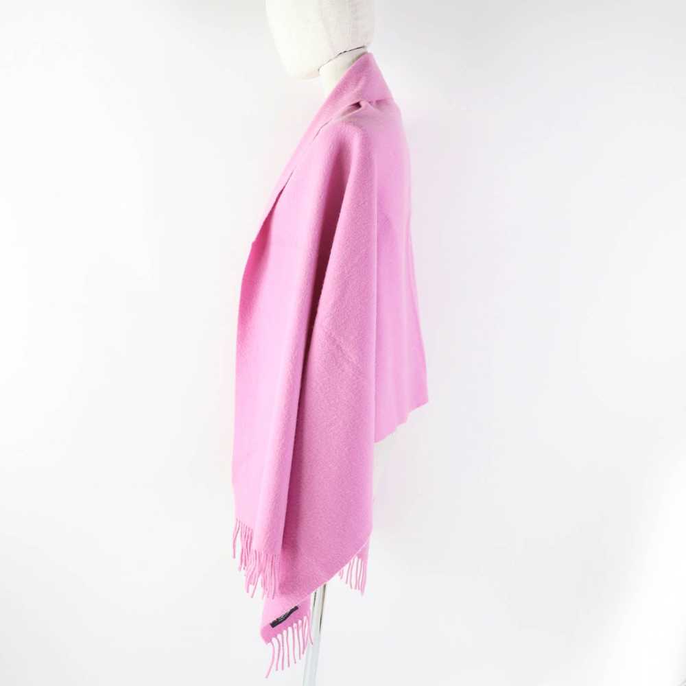 HERMES shawl Main: 100% cashmere pink Women Used … - image 4