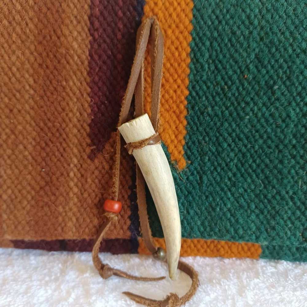 TOTEM Clutch Bag - Deer Antler, Deer Leather, Woo… - image 7