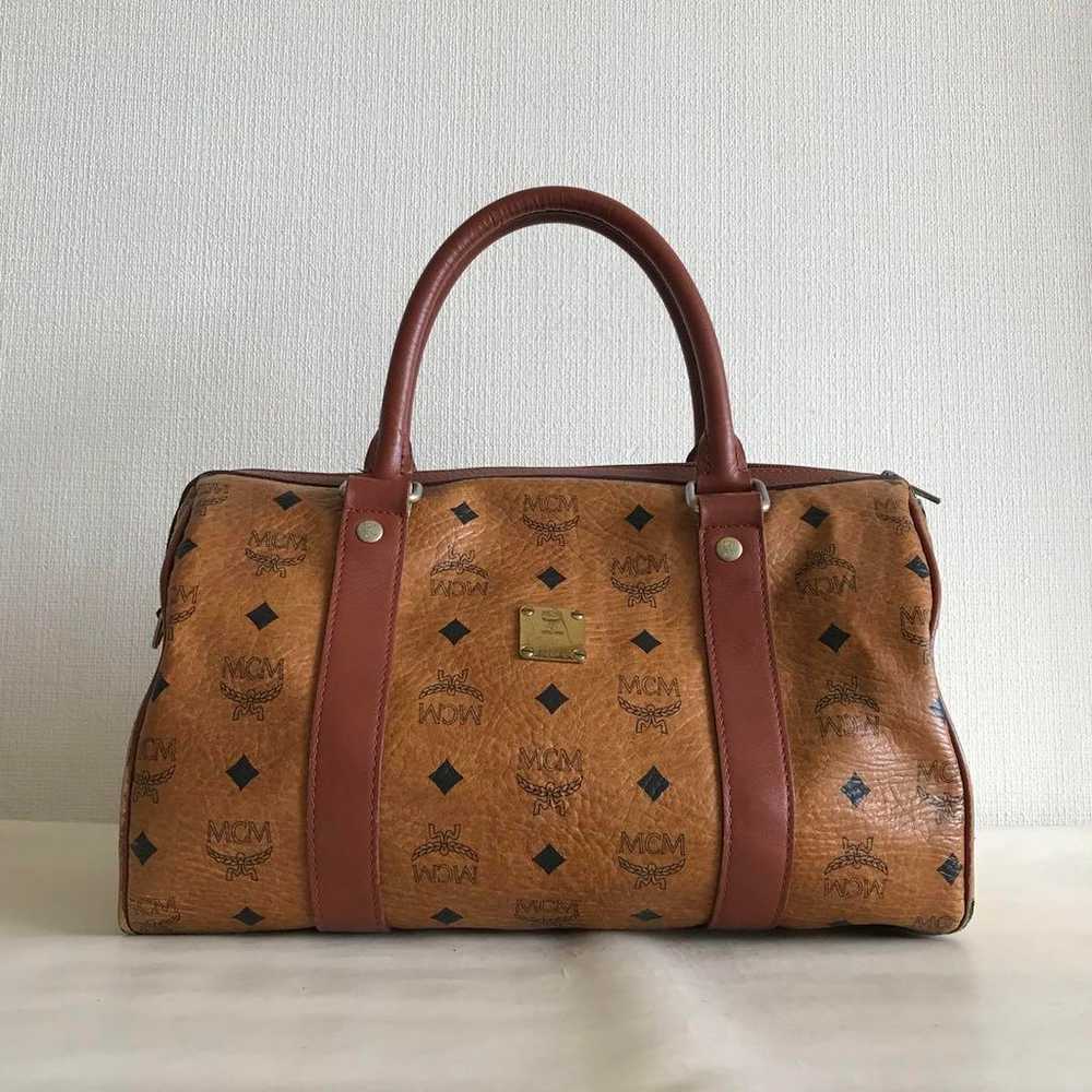 MCM MC M Mini Boston Bag - image 2