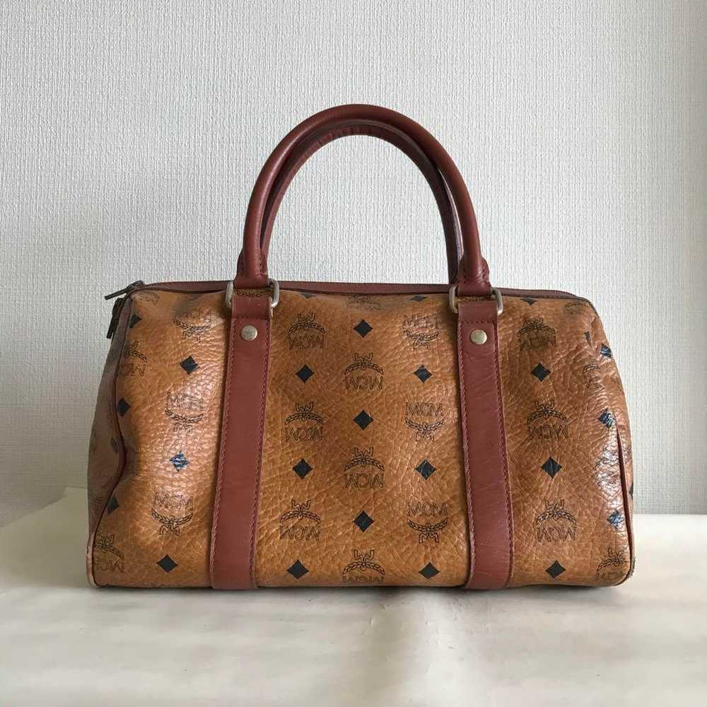 MCM MC M Mini Boston Bag - image 6