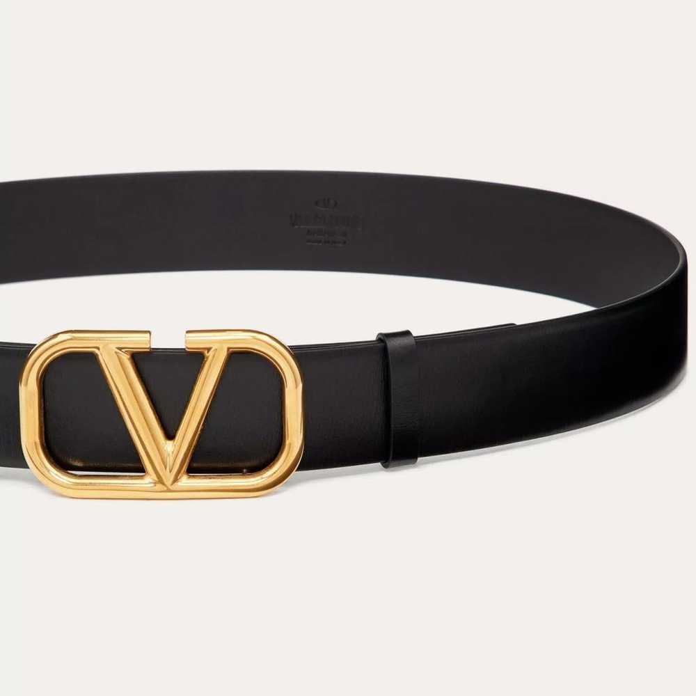 Valentino Garavani VLogo leather belt - image 2