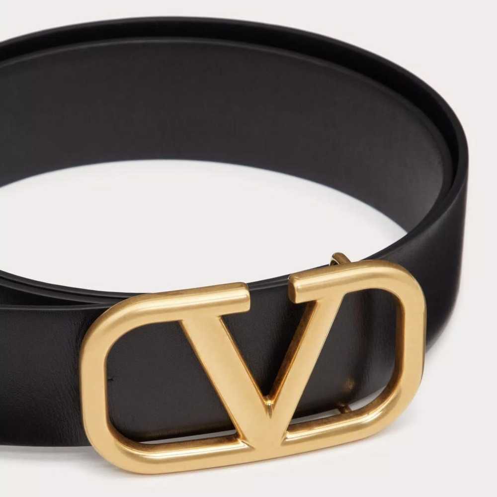 Valentino Garavani VLogo leather belt - image 3