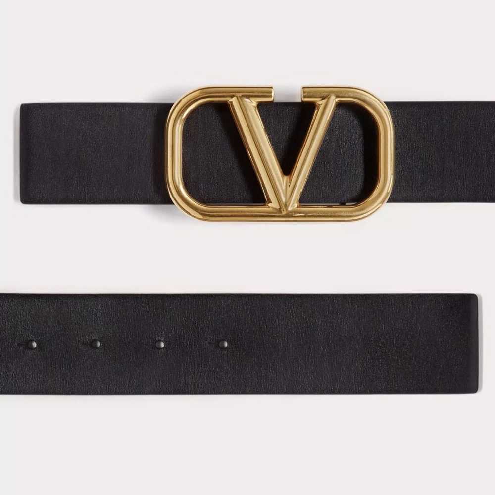 Valentino Garavani VLogo leather belt - image 4