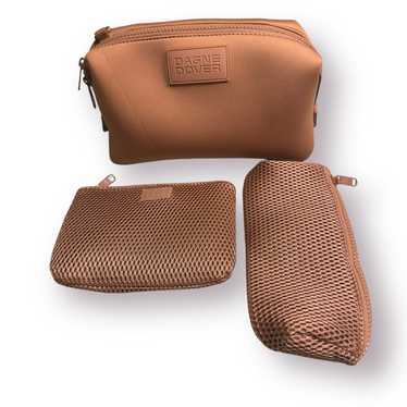 Dagne Dover Hunter Neoprene Toiletry Bag Camel Lar