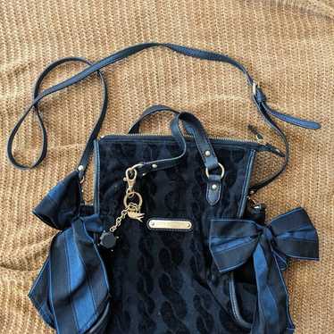 Vintage Y2K juicy couture velour purse - image 1