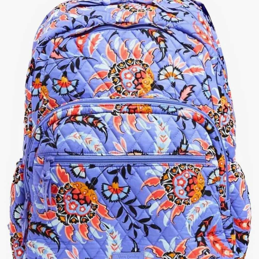 Vera Bradley Essential Large Backpack Mural Garden - image 7