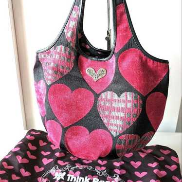 Think Bee! Think Bee Tote Bag with Heart Embroide… - image 1