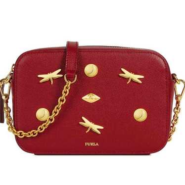 FURLA Red Shoulder Bag with Ornament - image 1