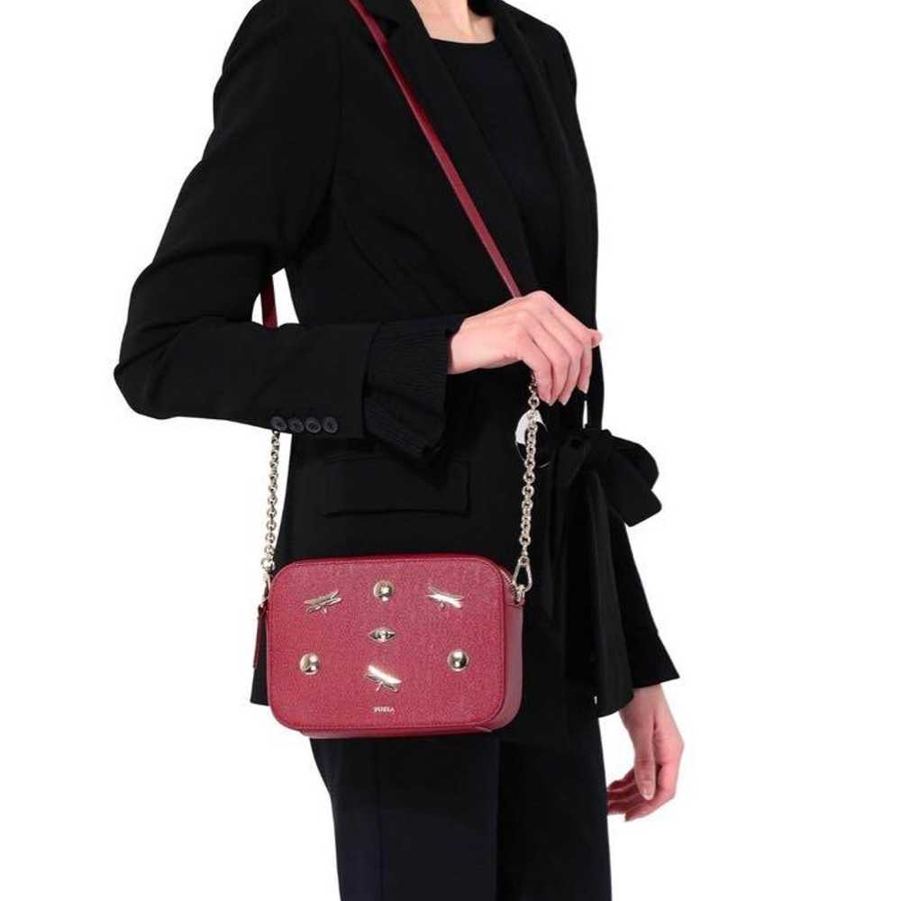 FURLA Red Shoulder Bag with Ornament - image 2