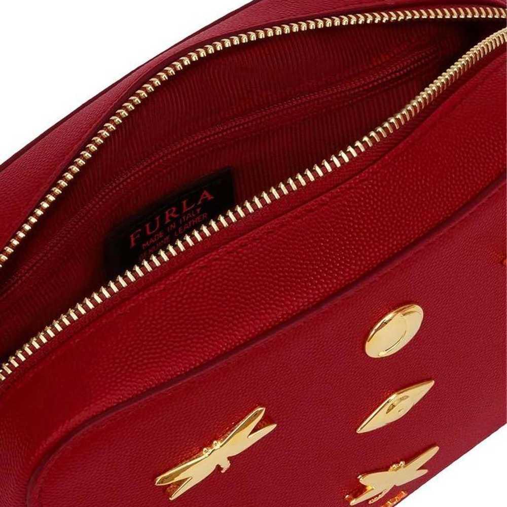 FURLA Red Shoulder Bag with Ornament - image 3