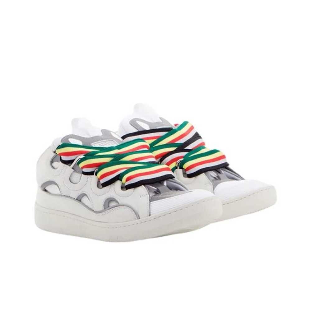 Lanvin o1w1db11024 Curb Low Top Sneakers in Multi… - image 3