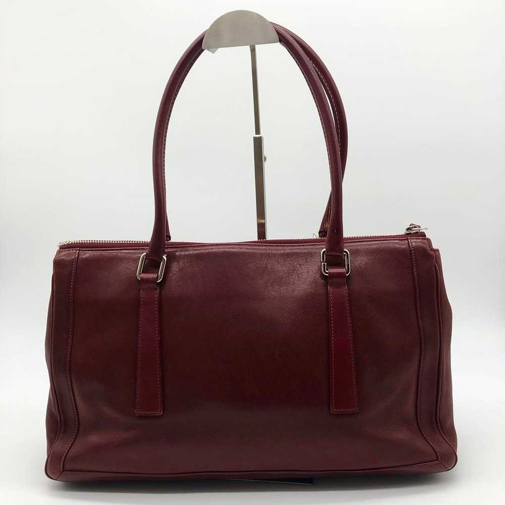 Coach tote bag/handbag, all leather, brown, shoul… - image 3