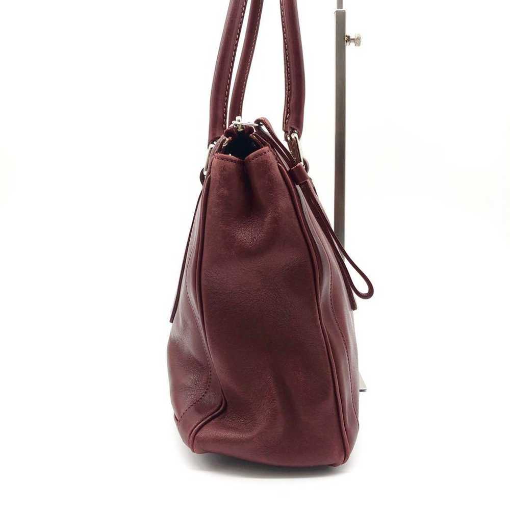 Coach tote bag/handbag, all leather, brown, shoul… - image 5