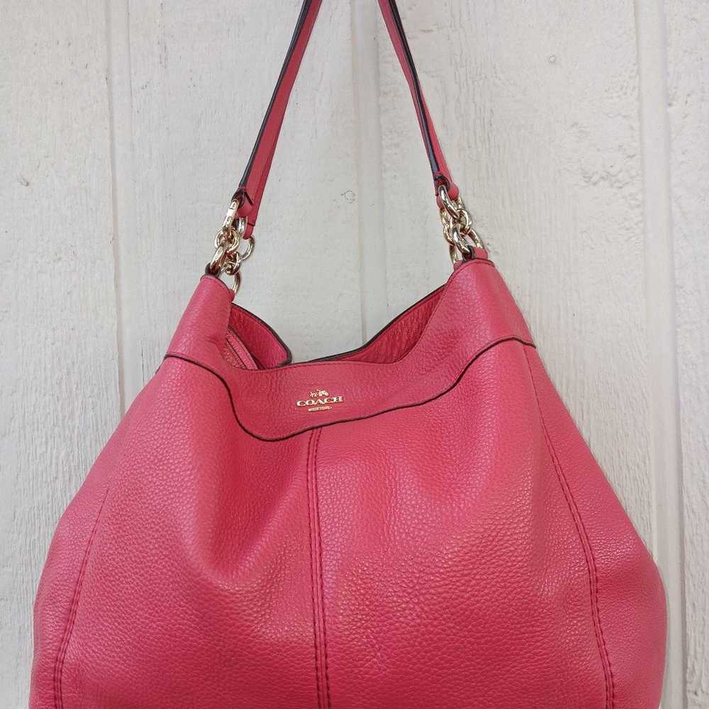 COACH Lexy Handbag Shoulder Bag Tote Purse - image 4