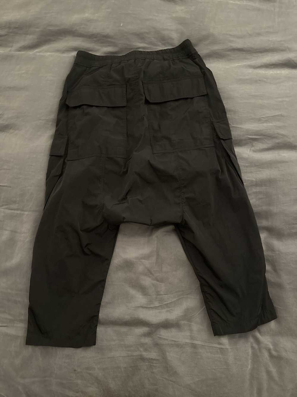 Rick Owens Rick Owens Nylon Cargo Cropped Pants - image 2