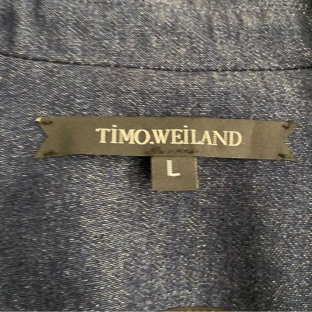 Timo Weiland Timo Weiland $160 Raw Edge Denim Bla… - image 6