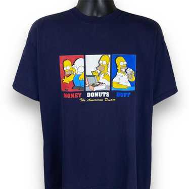 Tee Shirt × The Simpsons × Vintage Vintage Delta … - image 1