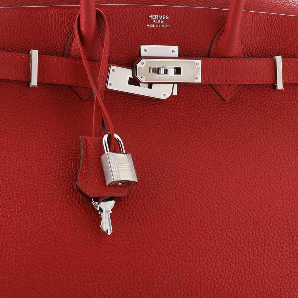 Hermès Leather tote - image 7