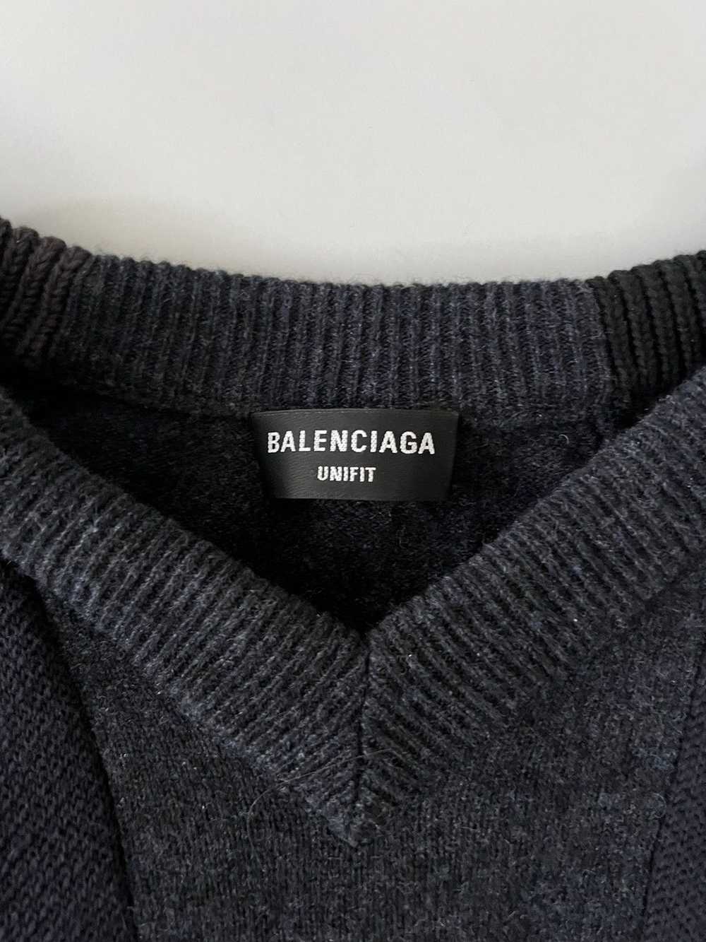 Balenciaga Balenciaga Balenciaga Cut Up Sweater - image 8