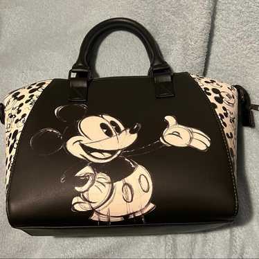 Disney Loungefly Mickey Mouse satchel purse w Str… - image 1