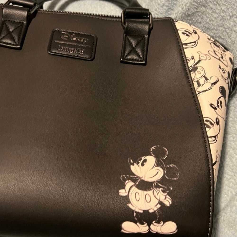 Disney Loungefly Mickey Mouse satchel purse w Str… - image 3