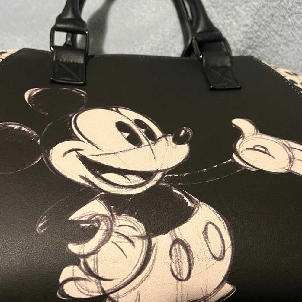 Disney Loungefly Mickey Mouse satchel purse w Str… - image 4