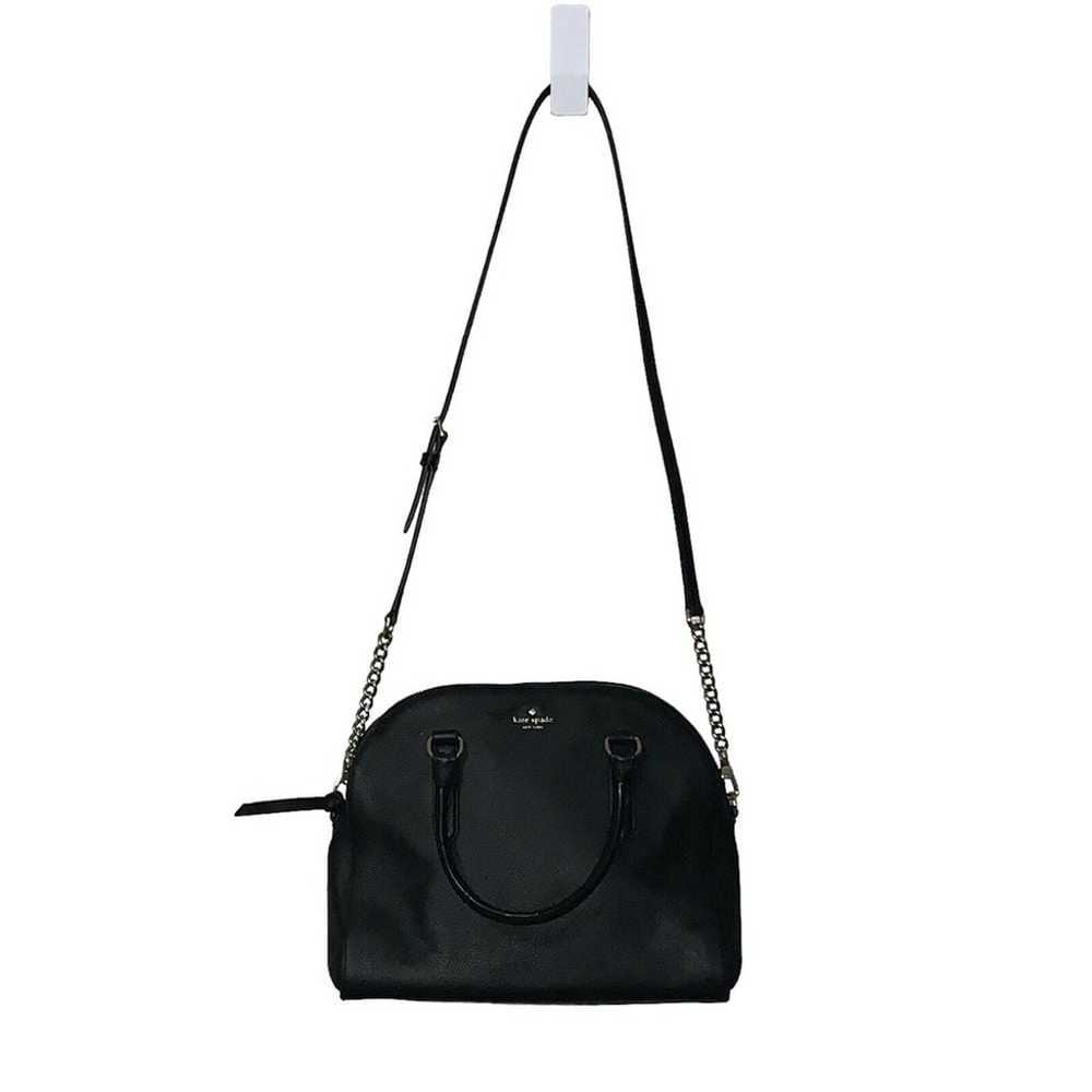 Kate Spade New York 2 Way Handbag Black Leather A… - image 2