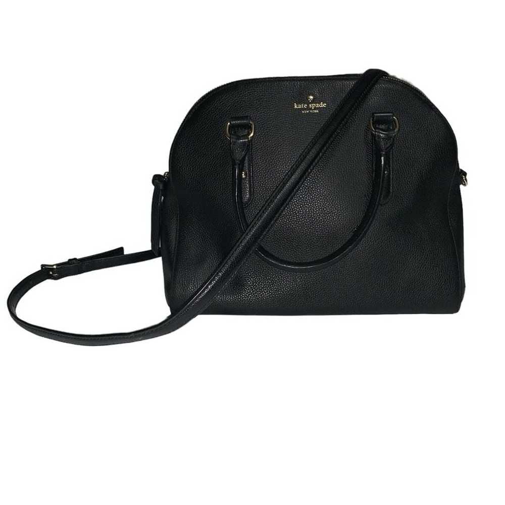 Kate Spade New York 2 Way Handbag Black Leather A… - image 4