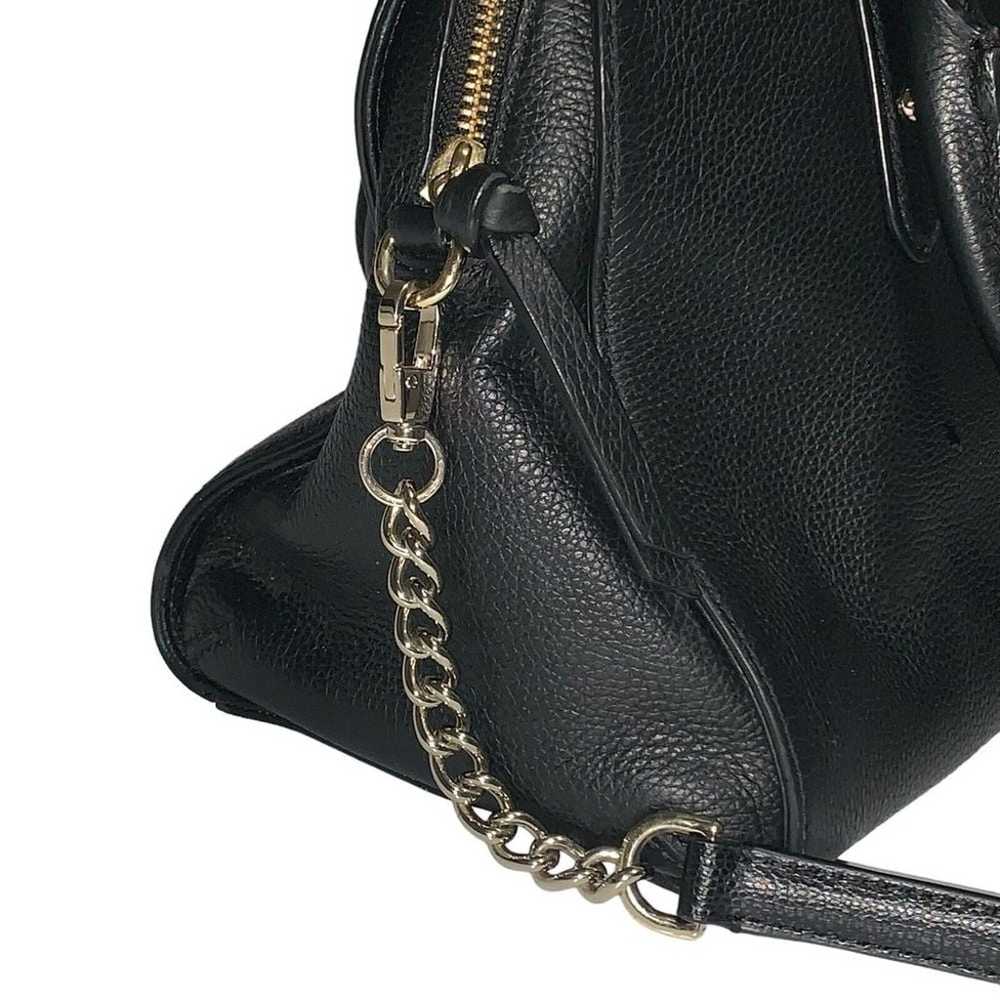 Kate Spade New York 2 Way Handbag Black Leather A… - image 5