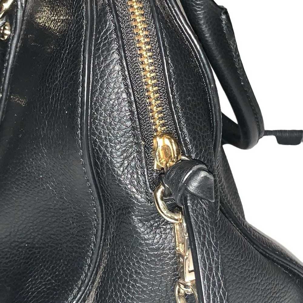 Kate Spade New York 2 Way Handbag Black Leather A… - image 7