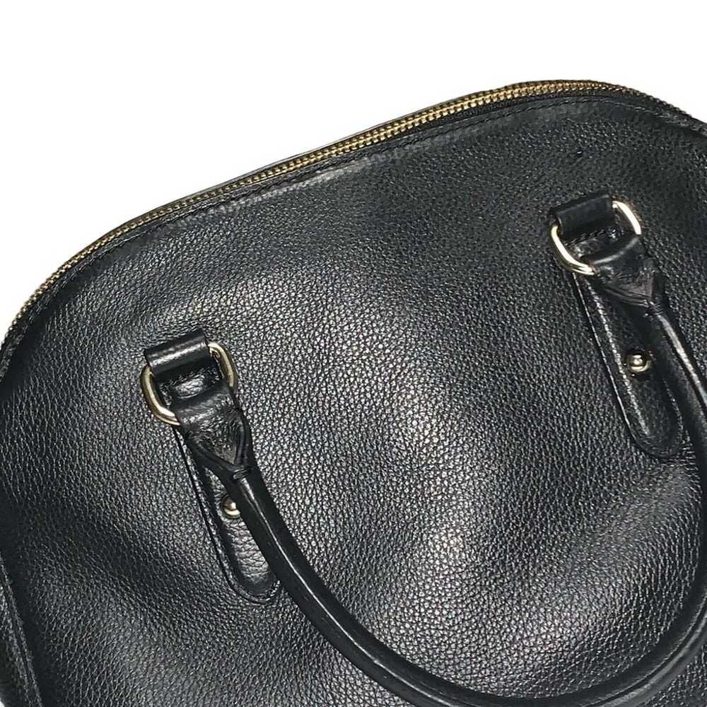 Kate Spade New York 2 Way Handbag Black Leather A… - image 8